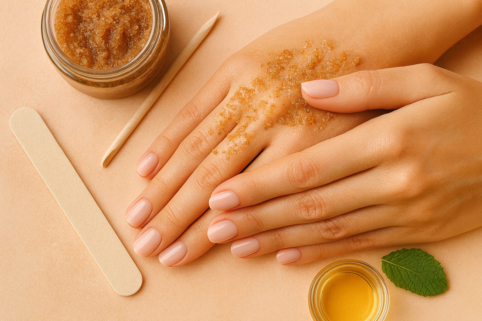 lo scrub per le unghie