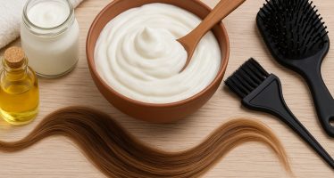 maschera capelli yogurt