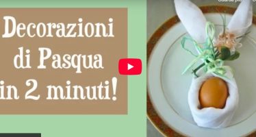 tovagliolo coniglietto pasqua