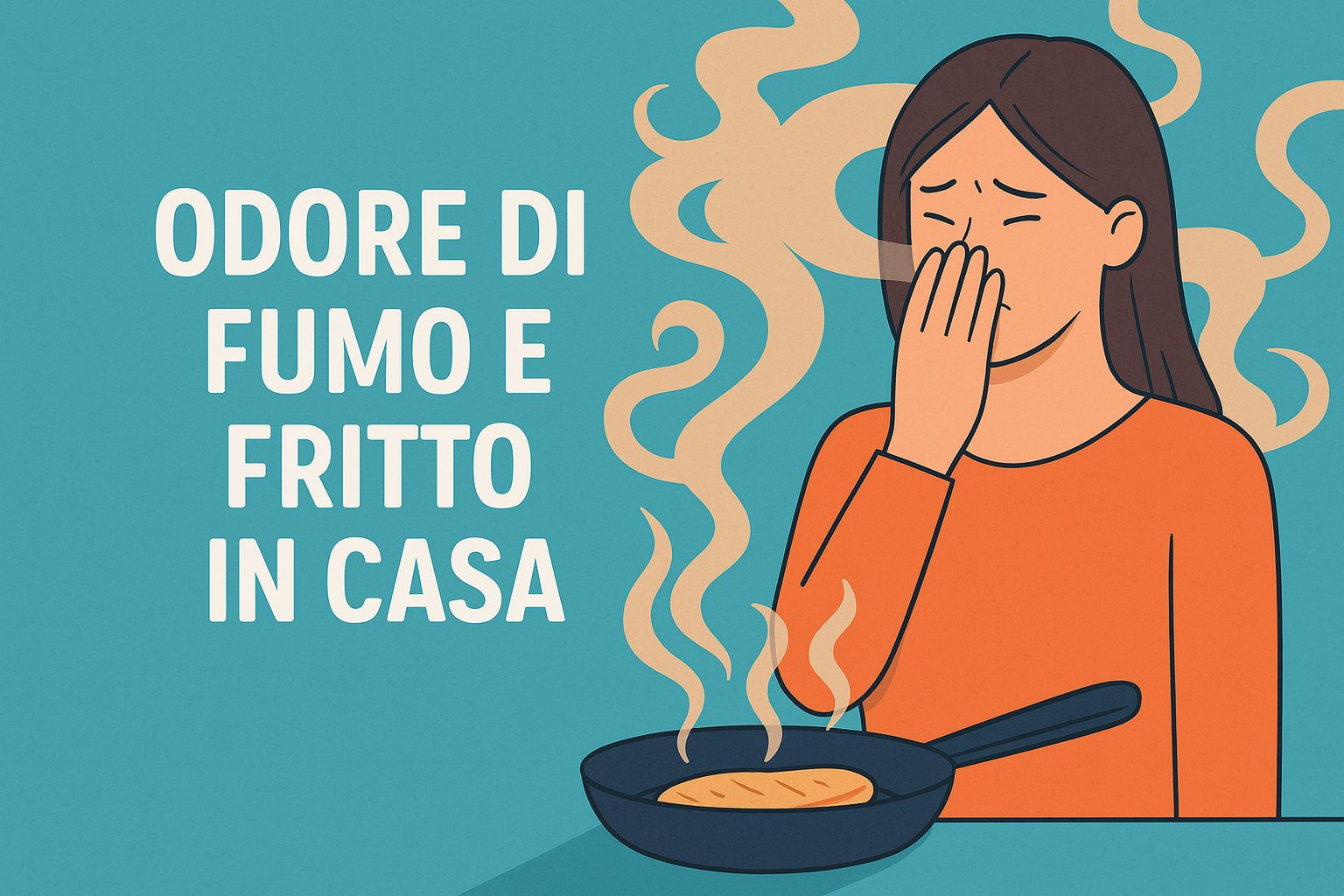 odore fritto e fumo