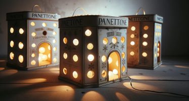 natale riciclo scatole panettoni