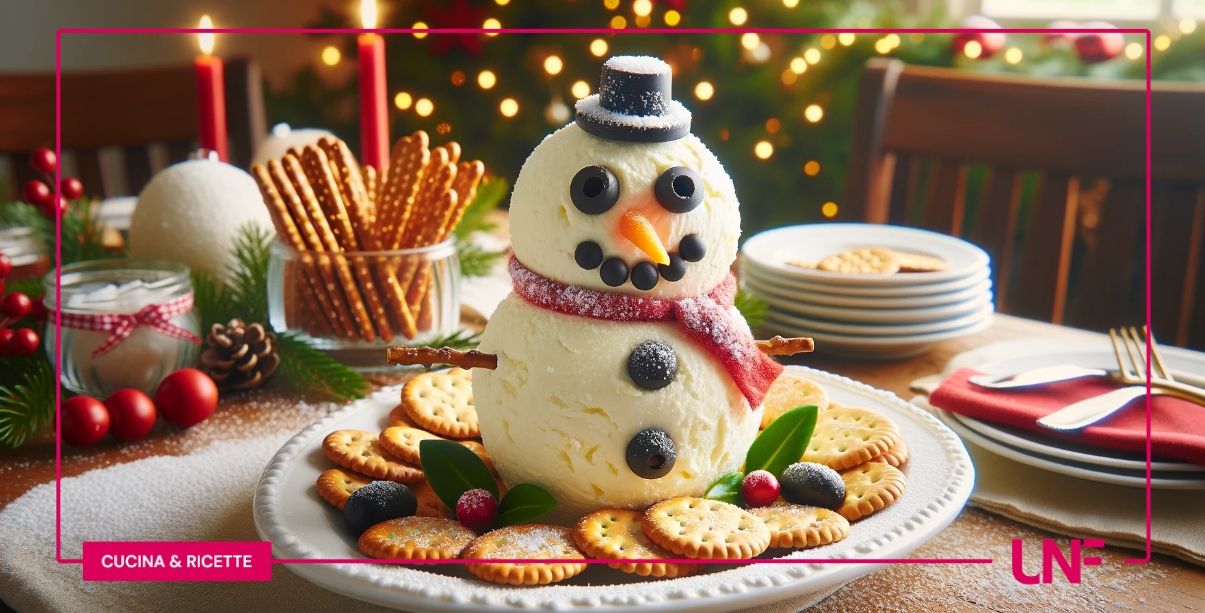 SRIZIAN 100 Stuzzicadenti Cocktail Di Natale - 5,1 Inch, Pupazzo Di Neve E Palla Decorativa, In Bambù, Per Decorare Bevande, Antipasti E Frutta