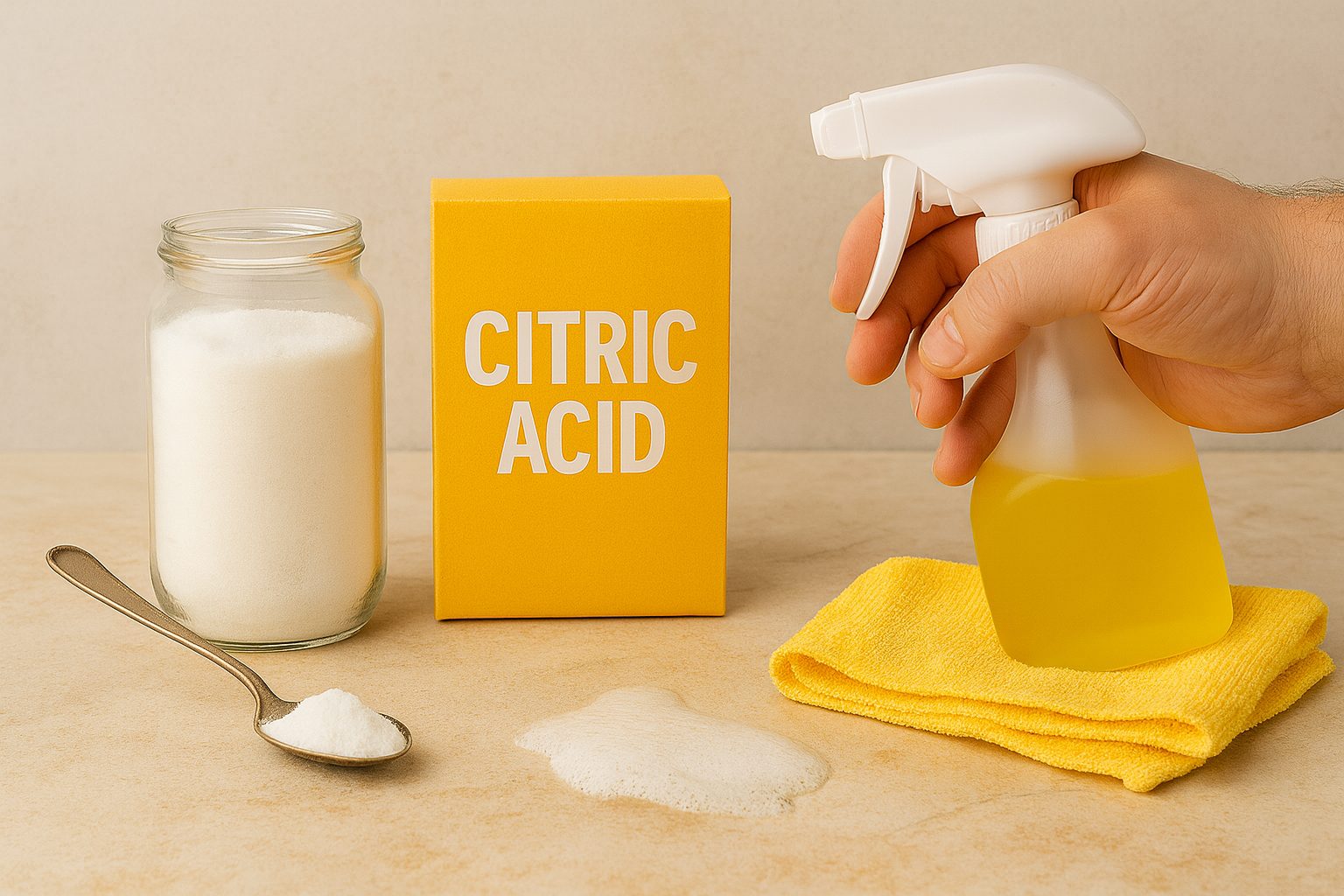 acido citrico pulizie