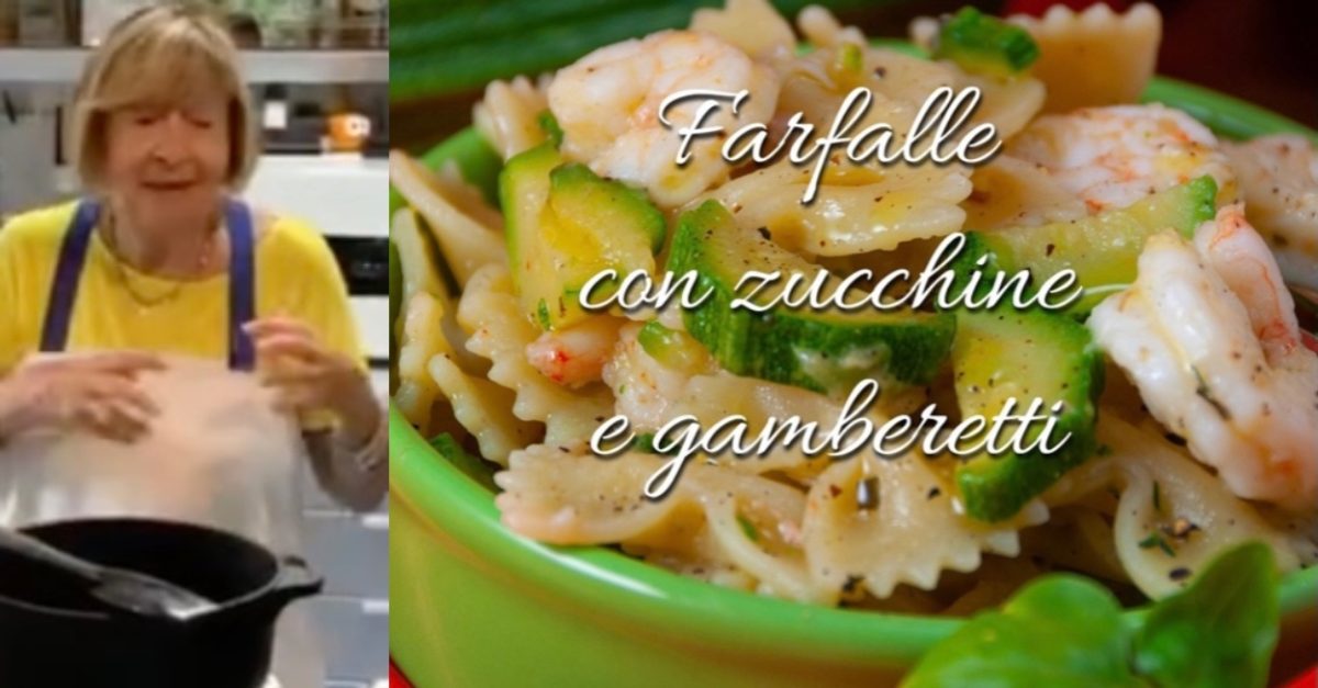 Farfalle con zucchine e gamberetti è la ricetta di Anna Moroni - Ultime ...