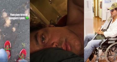 Gabriel Garko piede