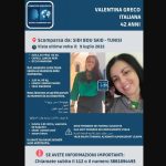 valentina greco scomparsa tunisia