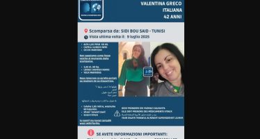 valentina greco scomparsa tunisia