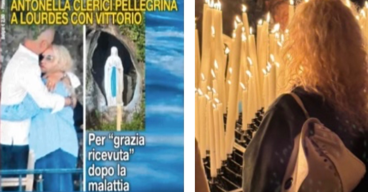 antonella clerici lourdes