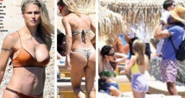 michelle hunziker spiaggia