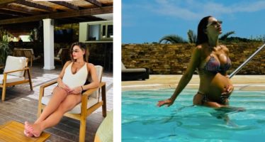 anna tatangelo pancione bikini