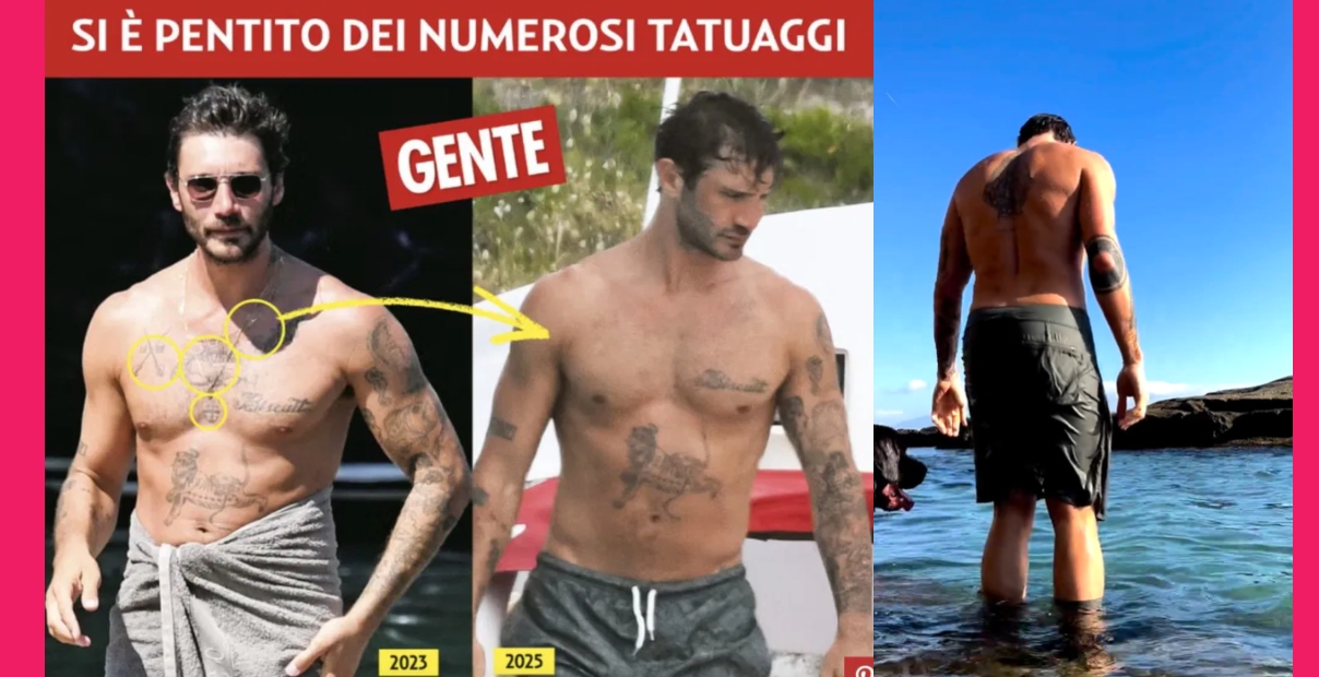 stefano de martino tatuaggi