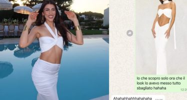 abito bianco giulia salemi