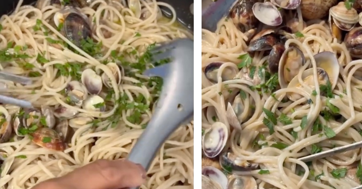 spaghetti vongole anna Moroni