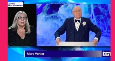 mara venier omaggio pippo baudo