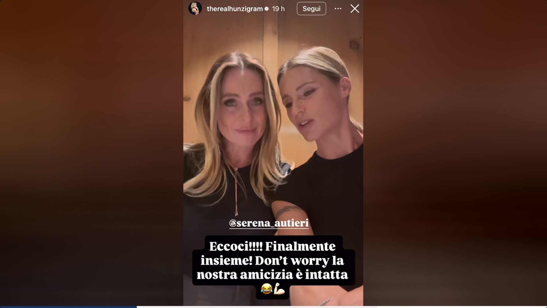 michelle hunziker e serena autieri