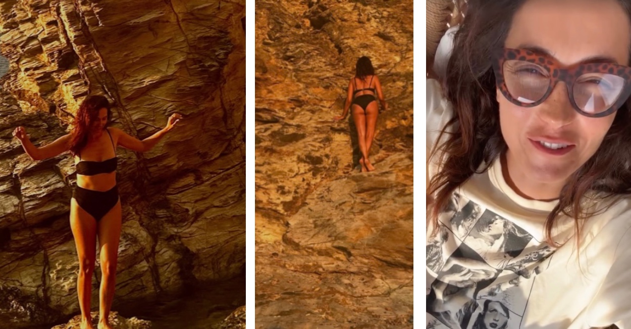 caterina balivo slip bikini