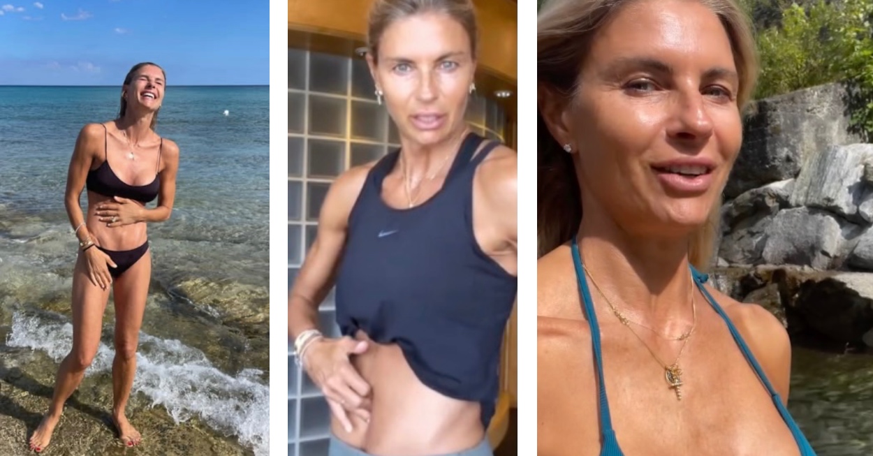 martina colombari pancia