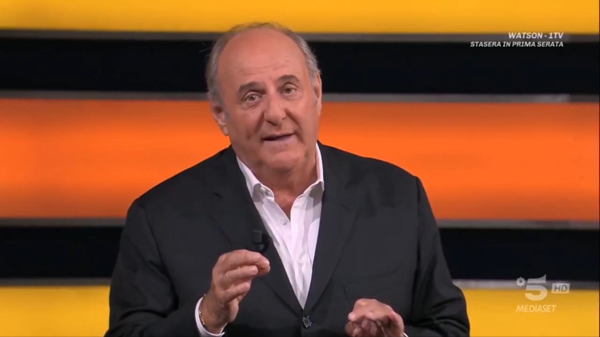 gerry scotti commosso ruota ricorda frizzi