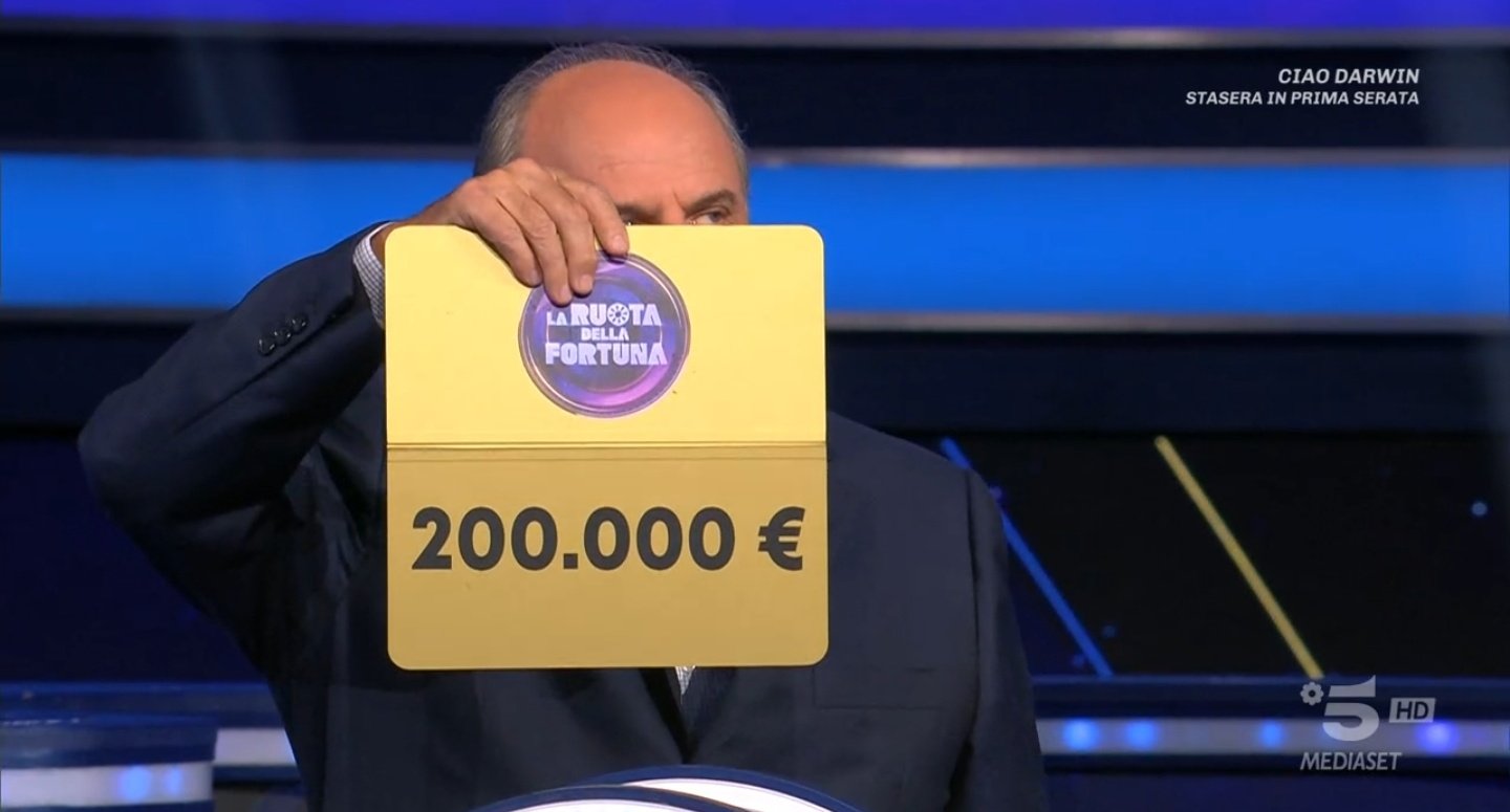 gerry scotti la ruota della fortuna