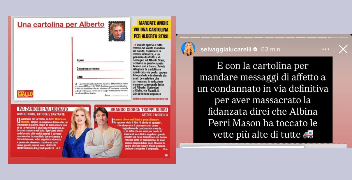 alberto stasi cartolina dentro la notizia