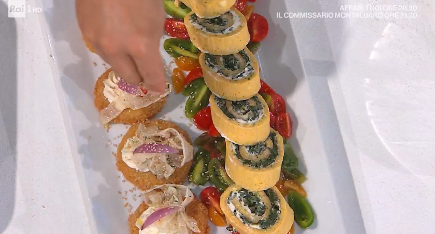 frittata di cicoria e pecorino di gian piero fava