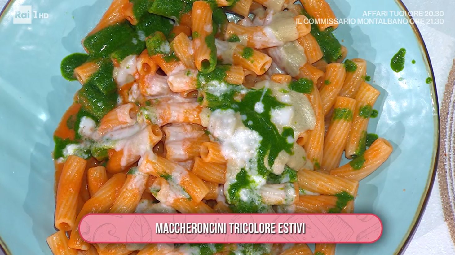 maccheroncini tricolore estivi michele farru
