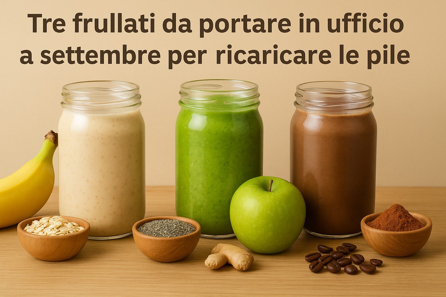 frullati da portare in ufficio