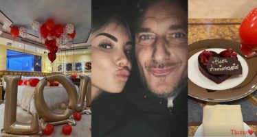 Totti anniversario Noemi