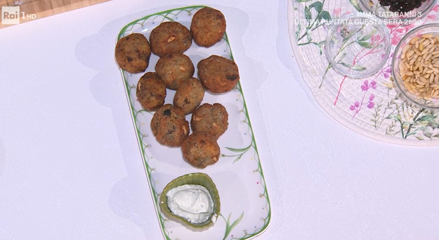 giusy battaglia fa le polpette di melanzane
