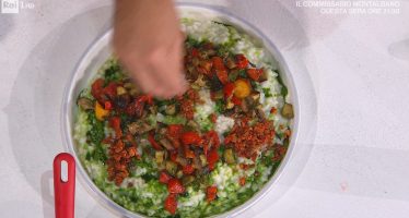 risotto basilico e verdure di sergio barzetti