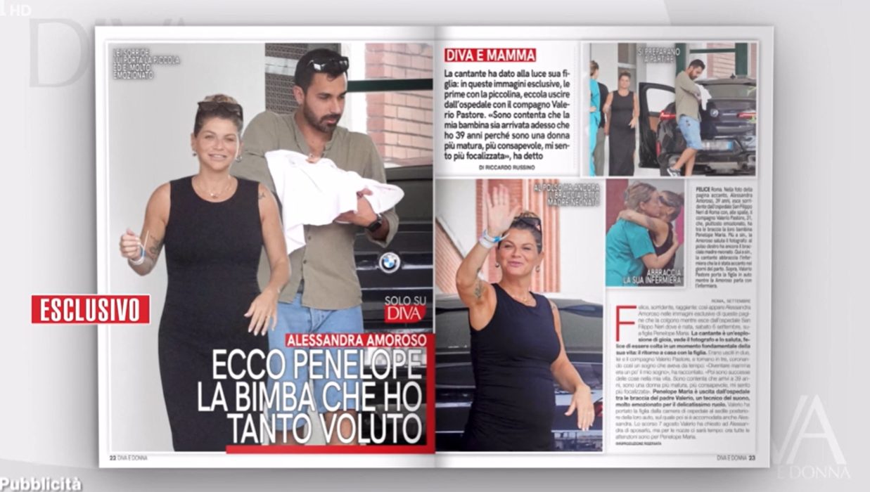 alessandra amoroso dopo il parto