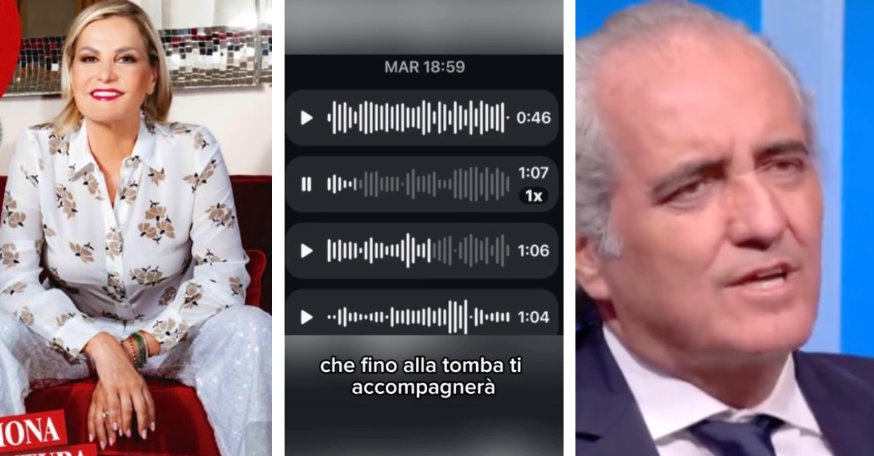 simona ventura minacce