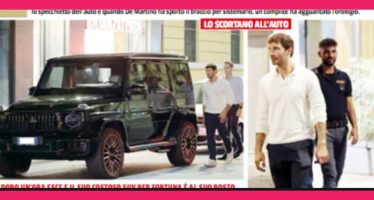 stefano de martino in questura foto su oggi