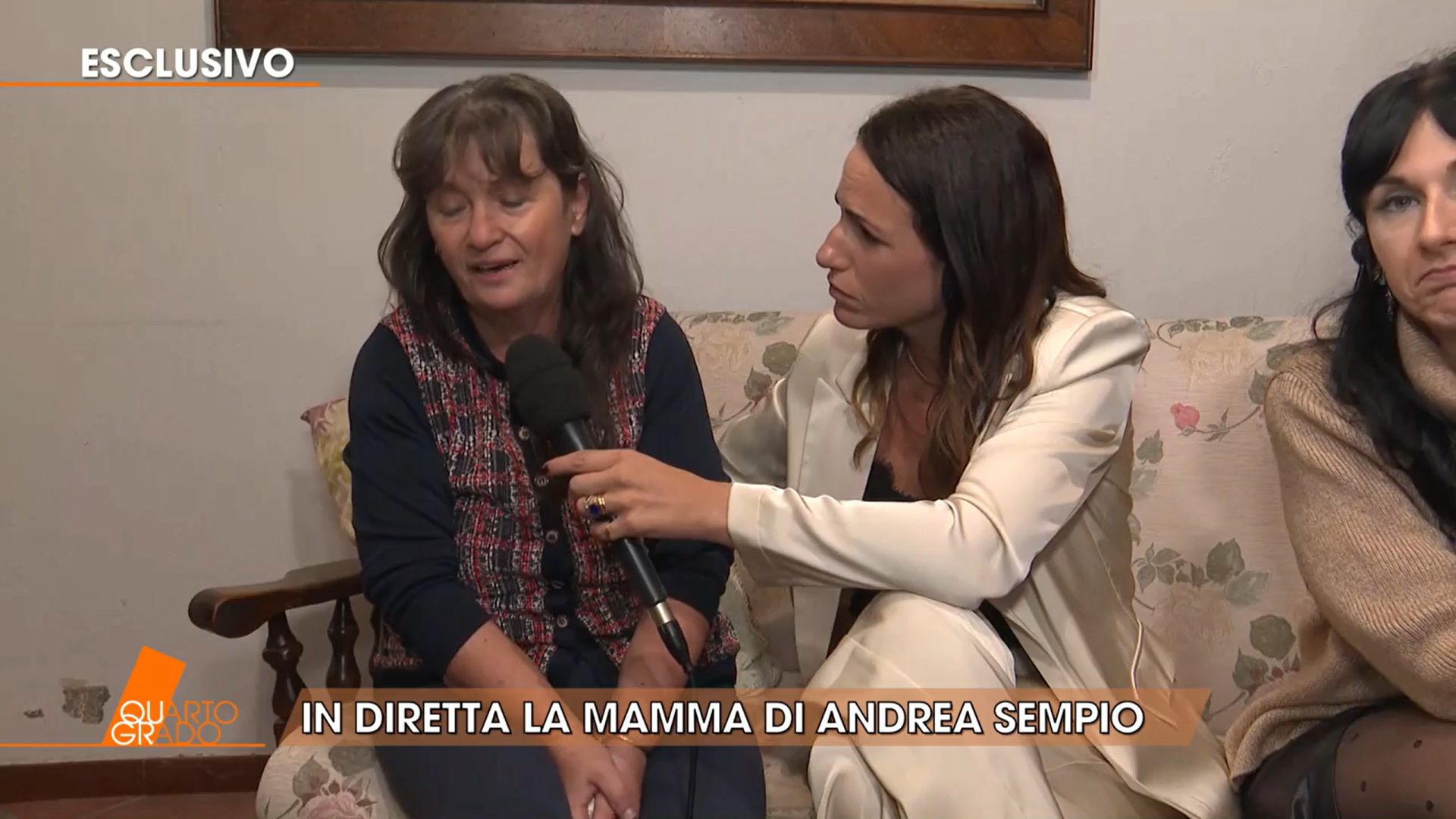mamma andrea sempio in tv