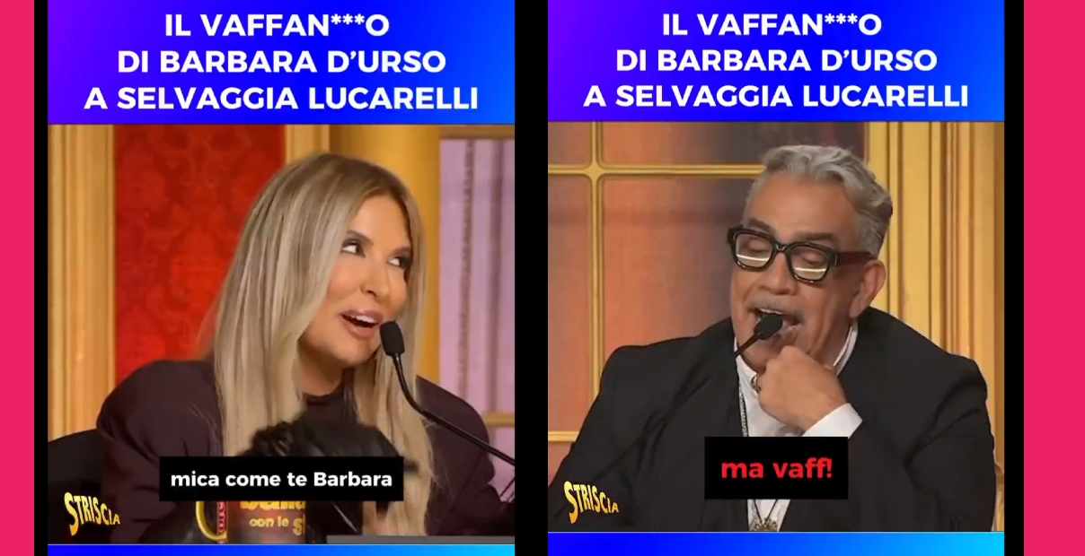 ballando con le stelle vaffa striscia