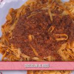 tagliolini al ragù persegani