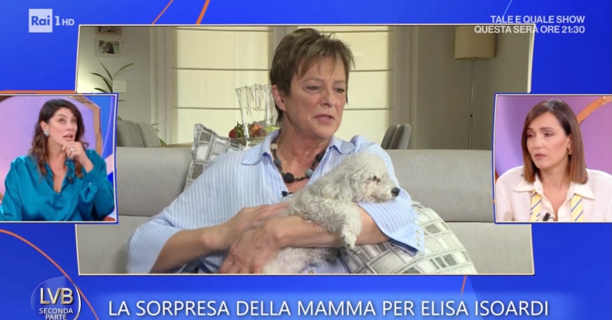 Elisa Isoardi cane