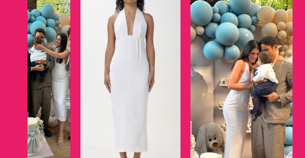 giulia salemi look battesimo