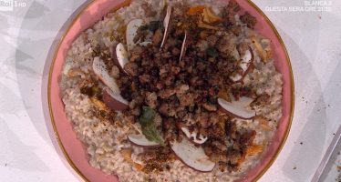 risotto salsiccia e funghi barzetti