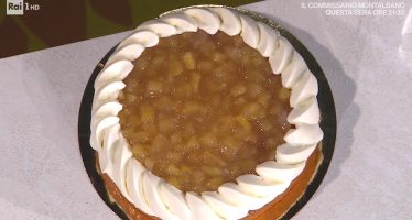 crostata sal de riso crema vaniglia e mele
