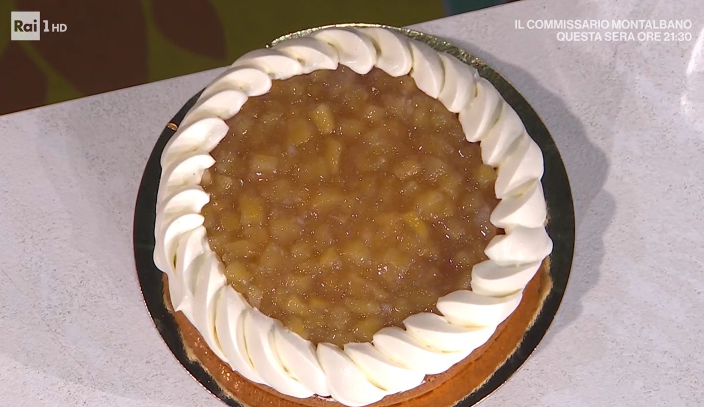 crostata sal de riso crema vaniglia e mele