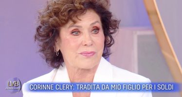 corinne Clery figlio