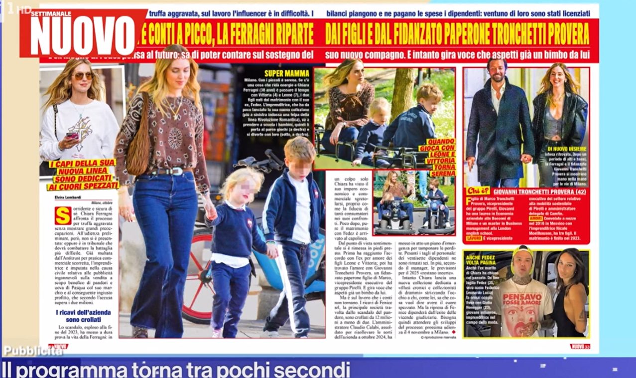 chiara ferragni su nuovo