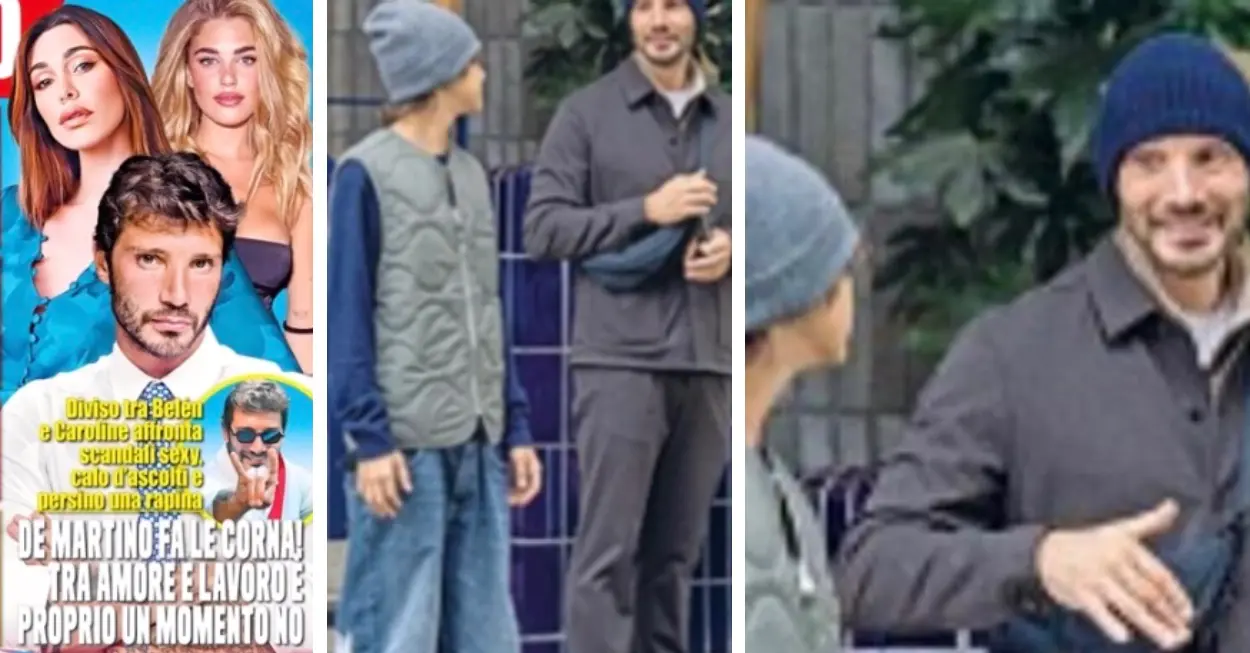 Stefano De Martino in viaggio con il figlio Santiago: un momento di quotidianità lontano dai riflettori
