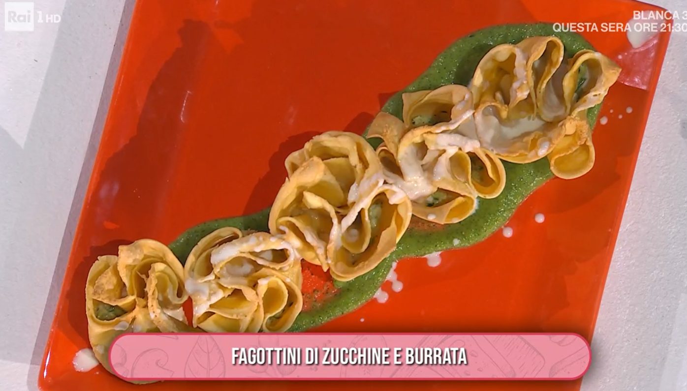 fagottini zucchine e burrata degli improta