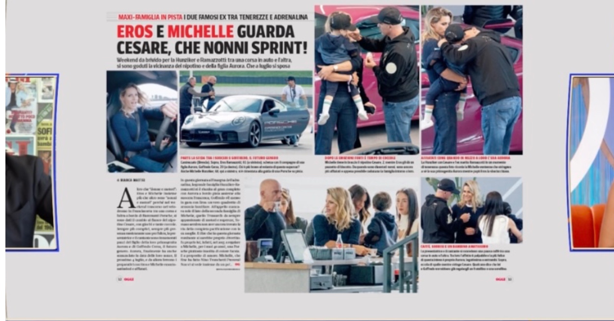 Michelle hunziker eros nonni foto