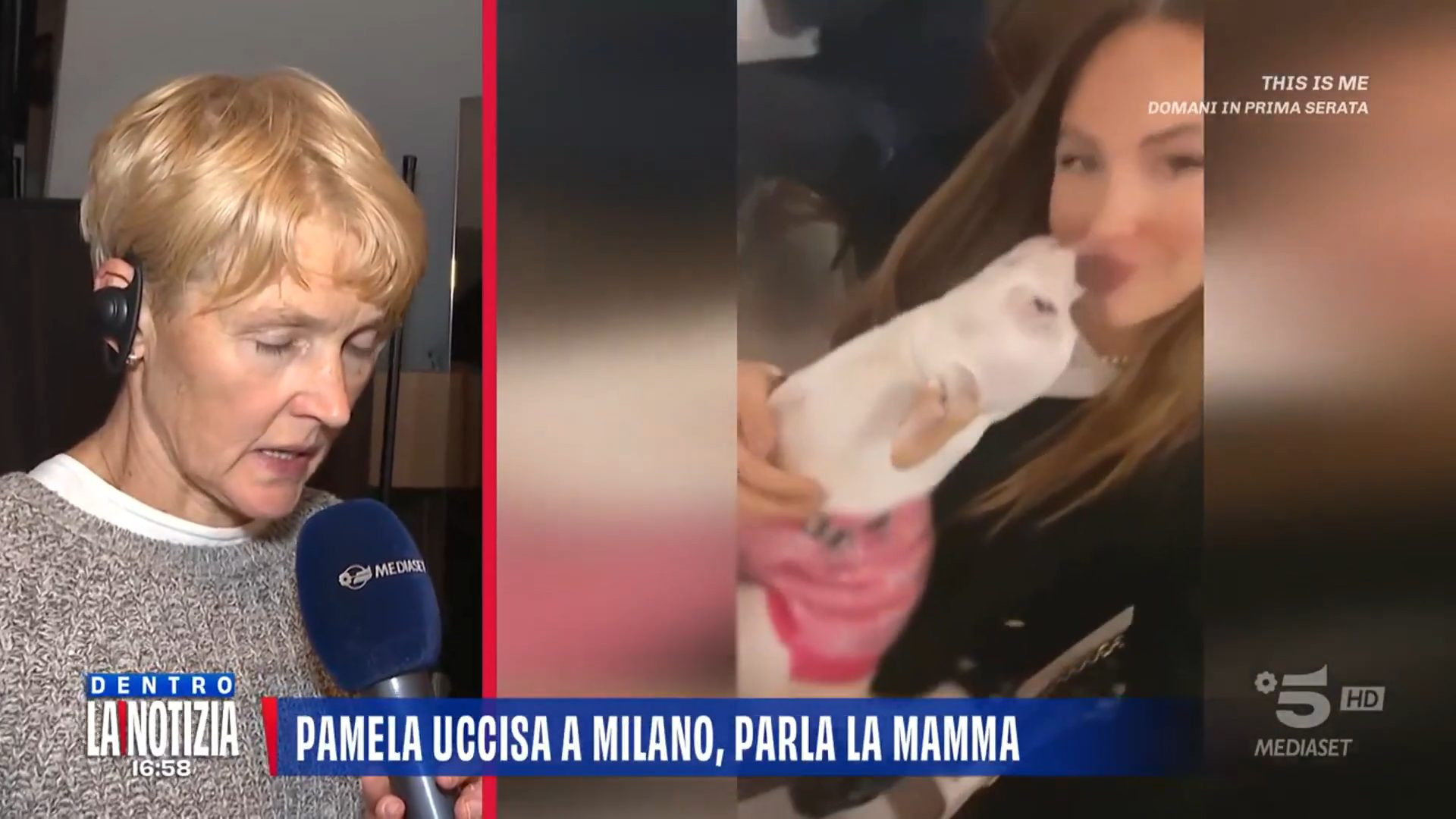 la mamma di pamela dentro la notizia