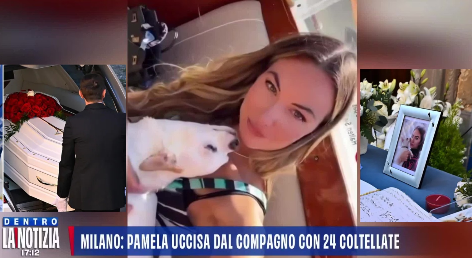 pamela genini ultimo addio funerale