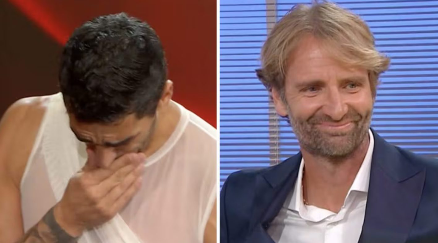 filippo magnini in lacrime per massimiliano rosolino