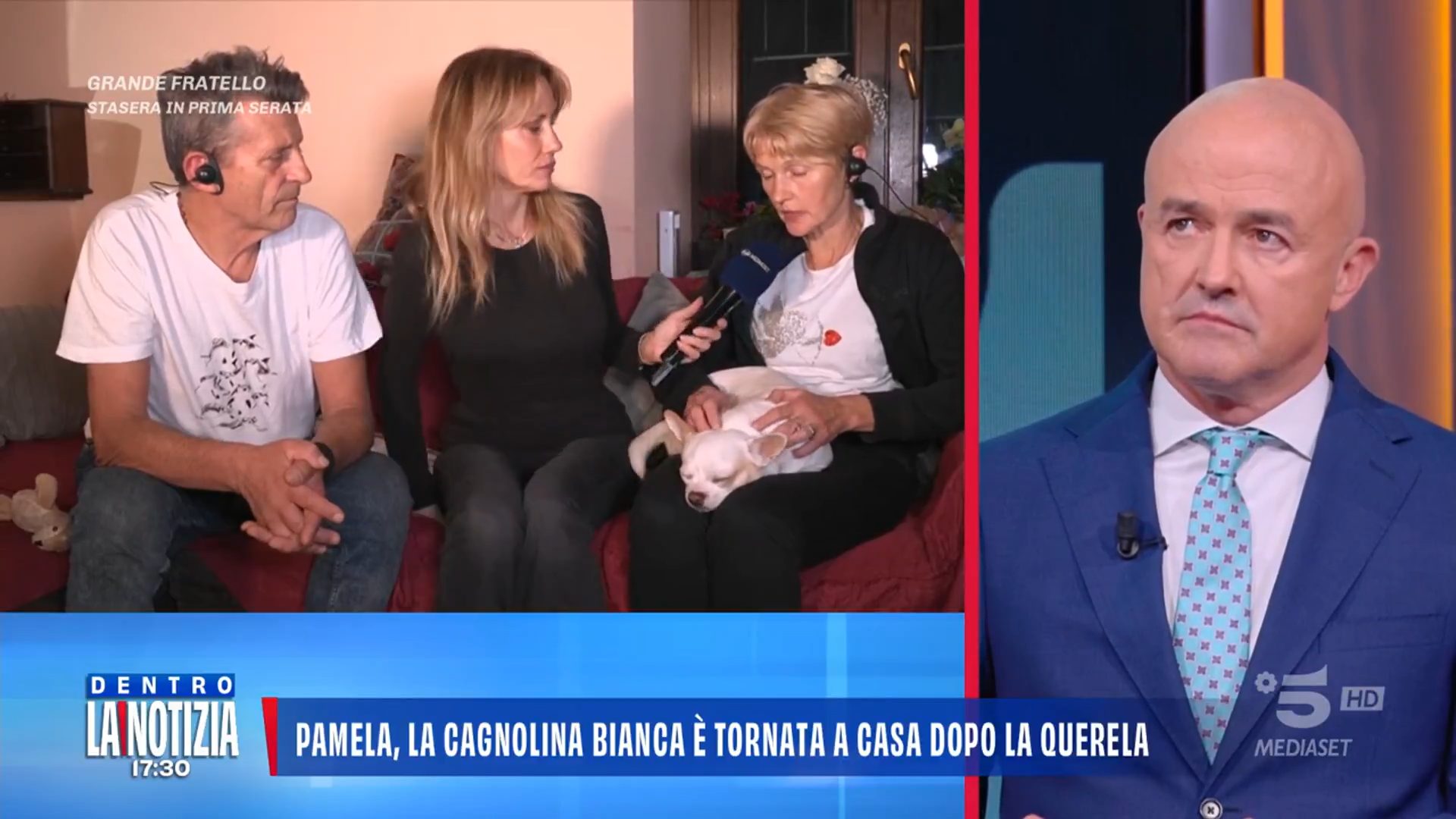 dentro la notizia genitori di pamela con bianca